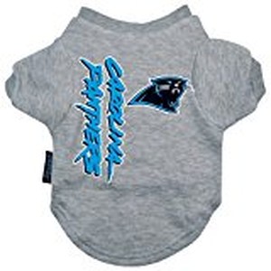 Carolina Panthers Dog Tee Shirt - Large