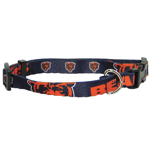 Chicago Bears Dog Collar - Large