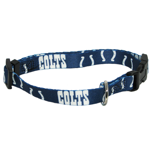 Indianapolis Colts Dog Collar - Large