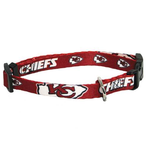 Kansas City Chiefs Dog Collar - Large