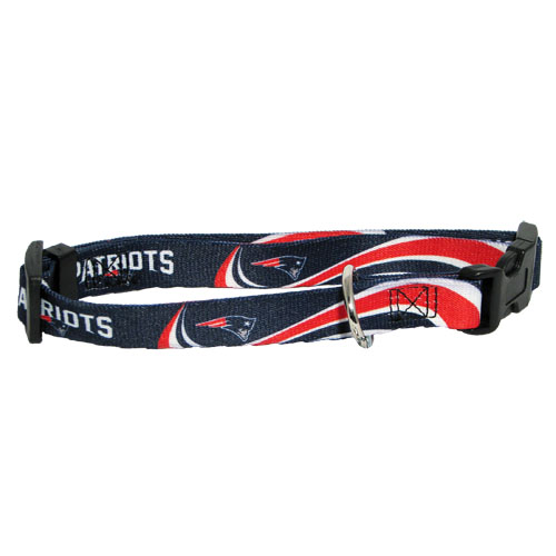 New England Patriots Dog Collar - Large