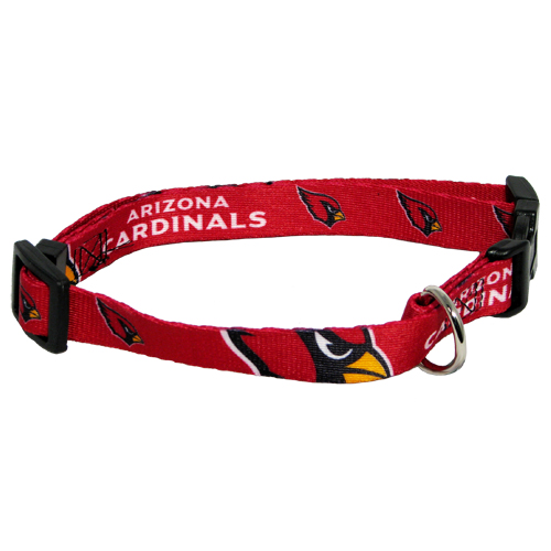 Arizona Cardinals Dog Collar - Large