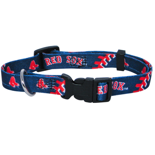 Boston Red Sox Dog Collar - Large