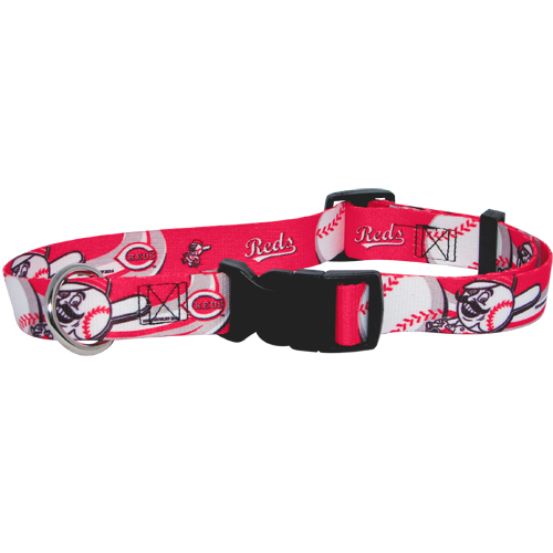 Cincinnati Reds Dog Collar - Large