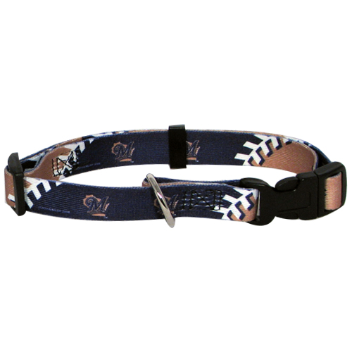 Milwaukee Brewers Dog Collar - Large
