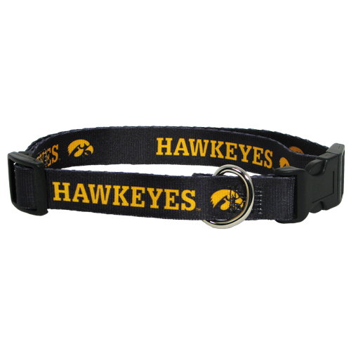 Iowa Hawkeyes Dog Collar - Large