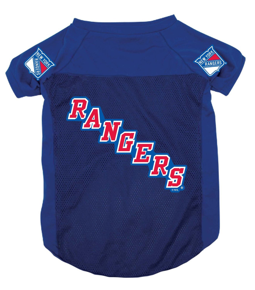 New York Rangers Dog Jersey - Large