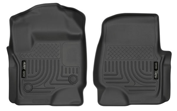 17-C F250/F350 SUPER DUTY WEATHERBEATER SERIES FRONT FLOOR LINERS