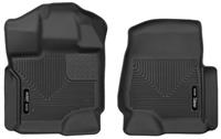15-18 F150 FRONT FLOOR LINERS X-ACT CONTOUR SERIES BLACK