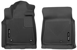 12-17 TUNDRA CREW/EXT/STD CAB FRONT FLOOR LINERS X-ACT CONTOUR SERIES BLACK