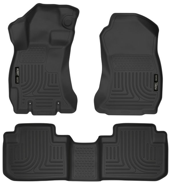 14-17 FORESTER FRONT/2ND SEAT LINERS WEATHERBEATER BLACK