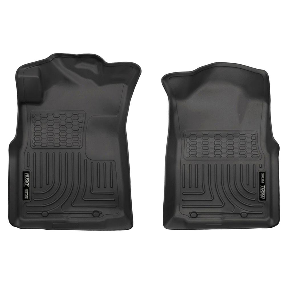05-15 TACOMA FRONT FLOOR LINERS WEATHERBEATER SERIES BLACK