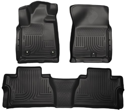 14-21 TUNDRA CREWMAX FRONT/2ND SEAT LINERS WEATHERBEATER BLACK