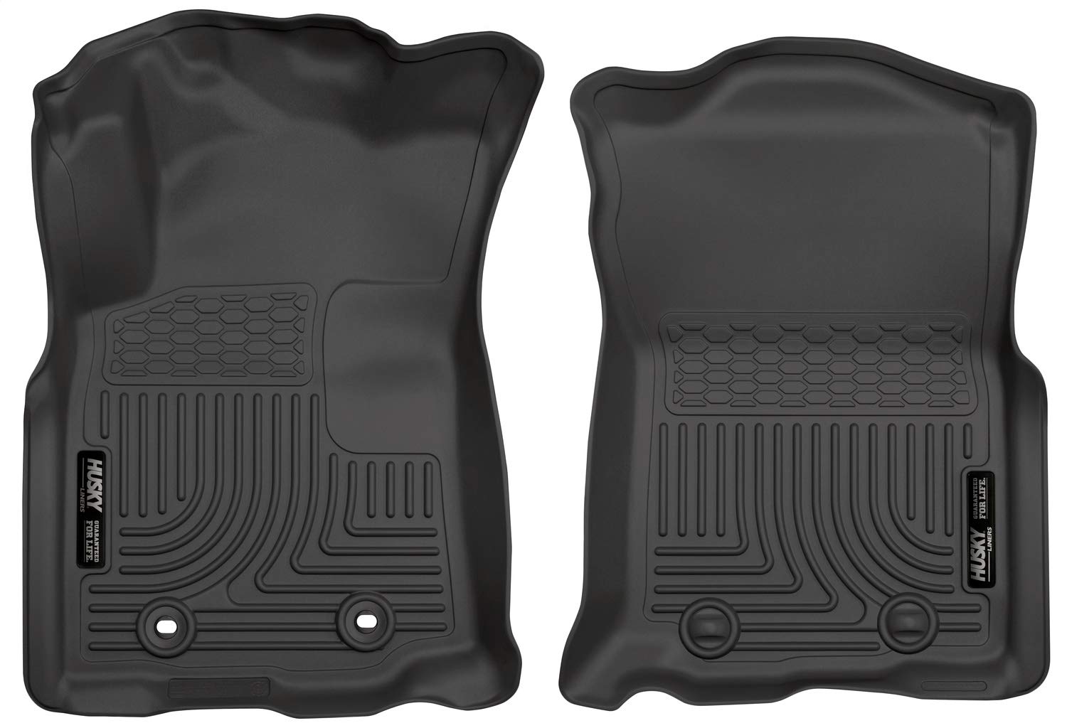 16-17 TACOMA ACCESS AUTOMATIC TRANSMISSION FRONT FLOOR LINERS WEATHERBEATER SERIES BLACK