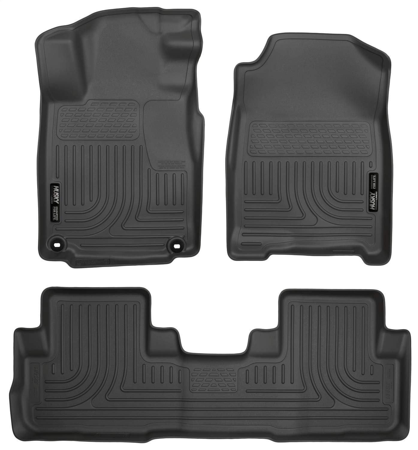 16-16 CRV FITS ALL MODELS. FRONT & 2ND SEAT FLOOR LINERS (FOOTWELL COVERAGE) WEA