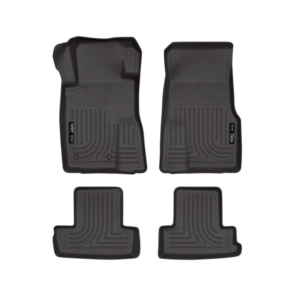 10-14 MUSTANG FRONT & 2ND SEAT WEATHERBEATER FLOOR LINERS BLACK