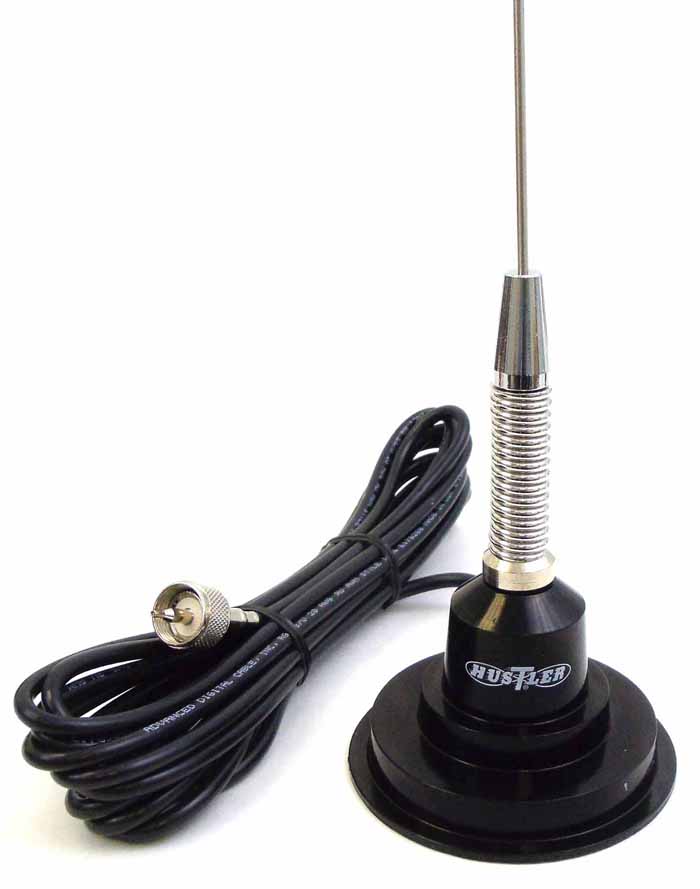 45" Magnet Mount Antenna Kit With Spring -Black