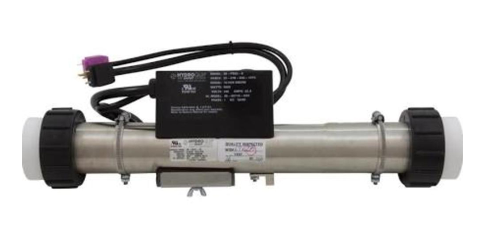 Heater Assembly, HydroQuip, Slide, 90+, 5.5kW, 230V, 24"Cord, Solid State Systems