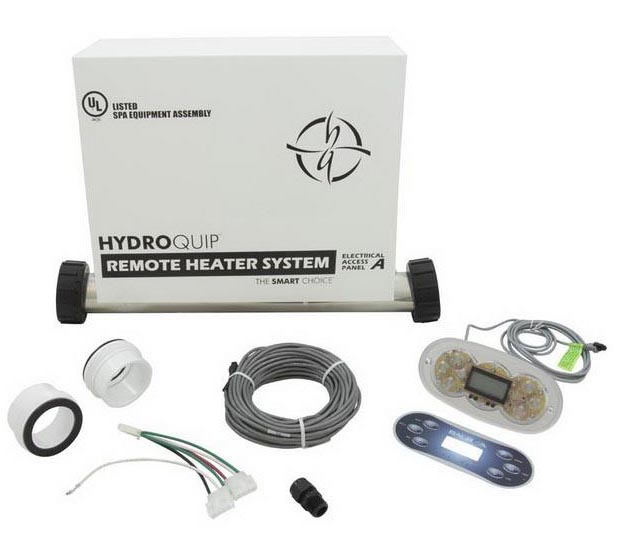 Outdoor Control System, HydroQuip CS8800, BP2000, Pump1, Pump2, Pump3, Blower w/ TP600 Spaside, Cords & 11kW Heater