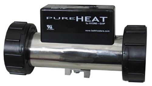 Bath Heater, HydroQuip In-Line w/Pressure Switch, 1.5KW, 115V, 2", NEMA Cord