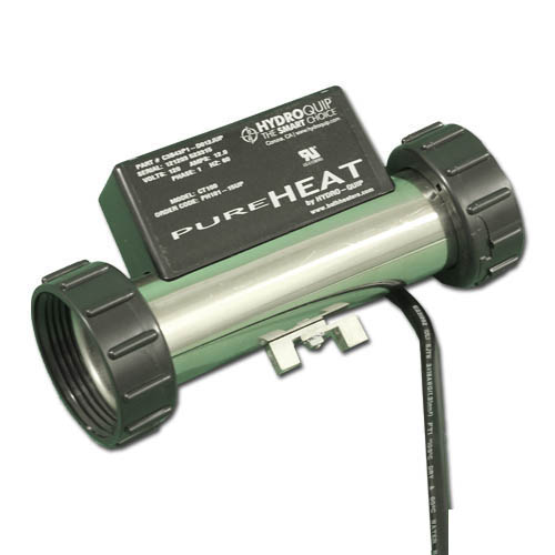 Bath Heater, HydroQuip In-Line w/Pressure Switch,1.5KW, 115V, 1-1/2", NEMA Cord