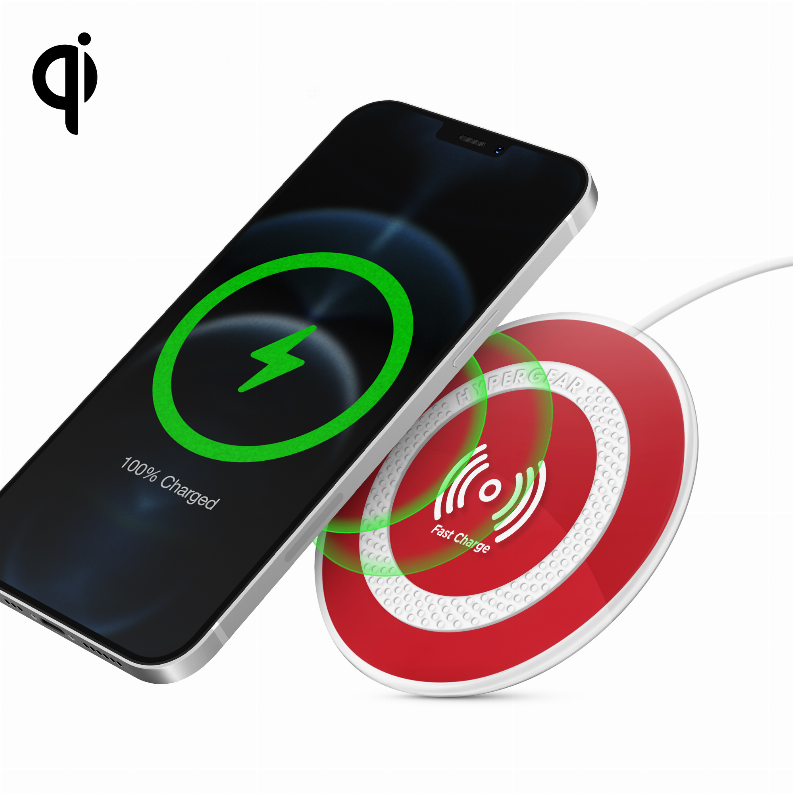 ChargePad Pro 15W Wireless Fast Charger - Red