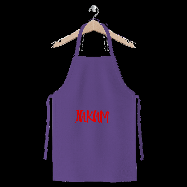 IAKAM Red Premium Jersey Apron   One Size   Purple