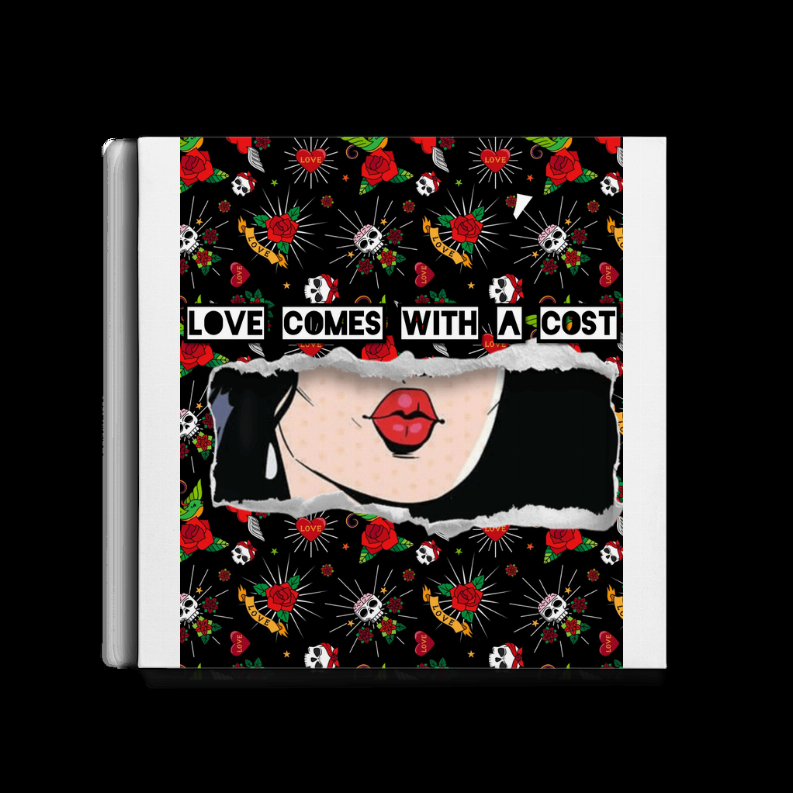 Love Cost Premium Stretched Canvas   16x16"    Gloss
