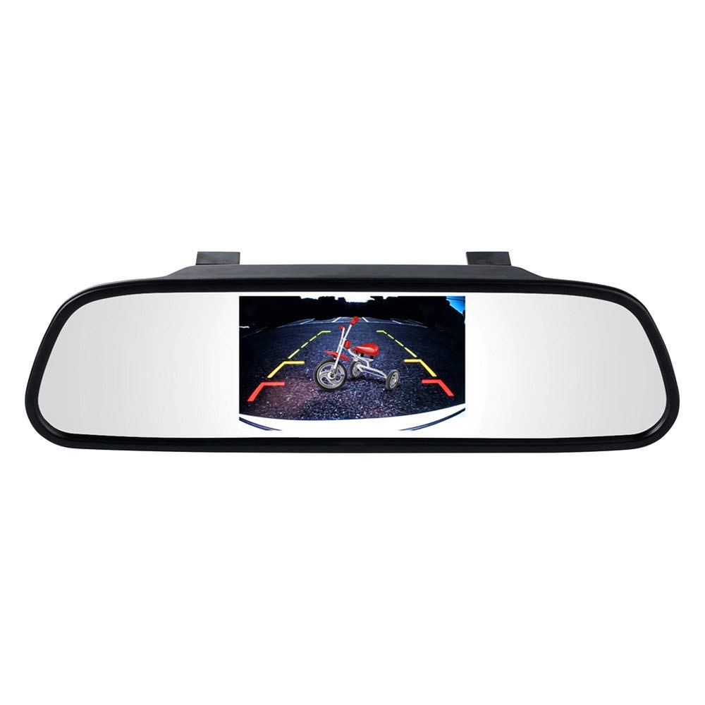 Ibeam 4.3In Clip On Mirror Monitor