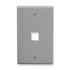 IC107F01GY - 1Port Face - Gray