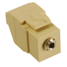 Module- Stereo Audio- 3.5 Mm- Ivory