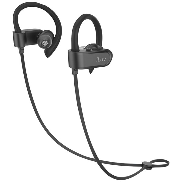 iLuv FITACTJET3BK Fit Active Jet3 Sport Bluetooth Earbuds with Microphone