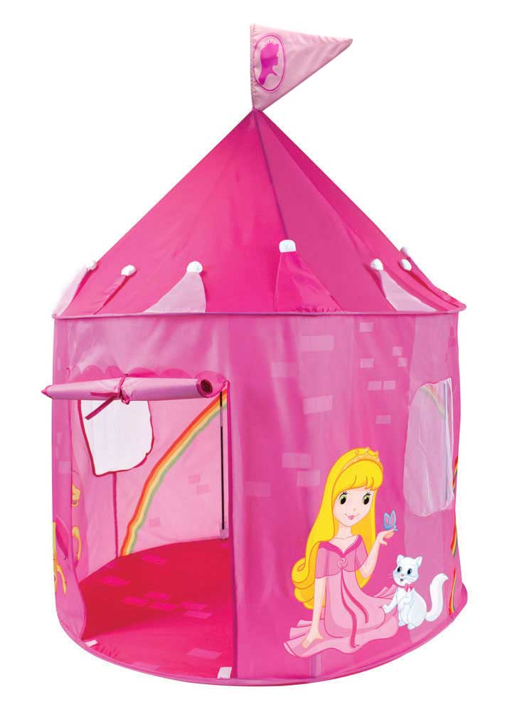 Girl's Pink Princess Play Castle Pop Up Tent