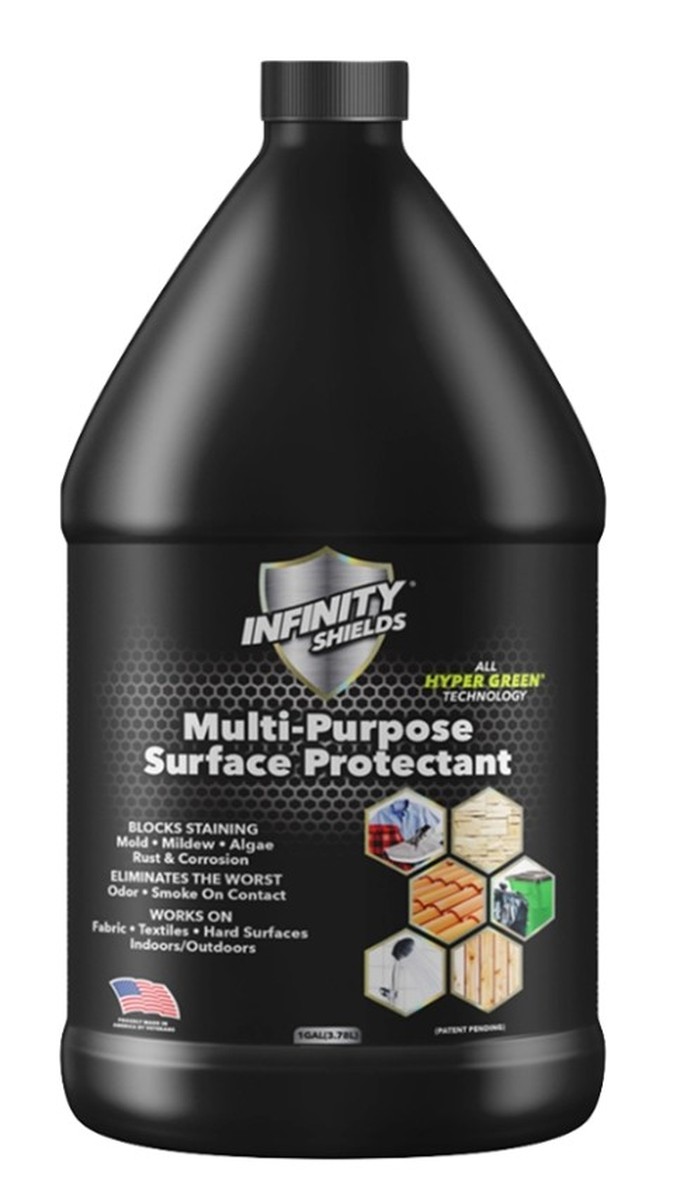 Infinity Shields  Multi-Surface House Protectant - Prevents & Blocks Staining From Mold & Mildew Longest-Lasting 1 gal
