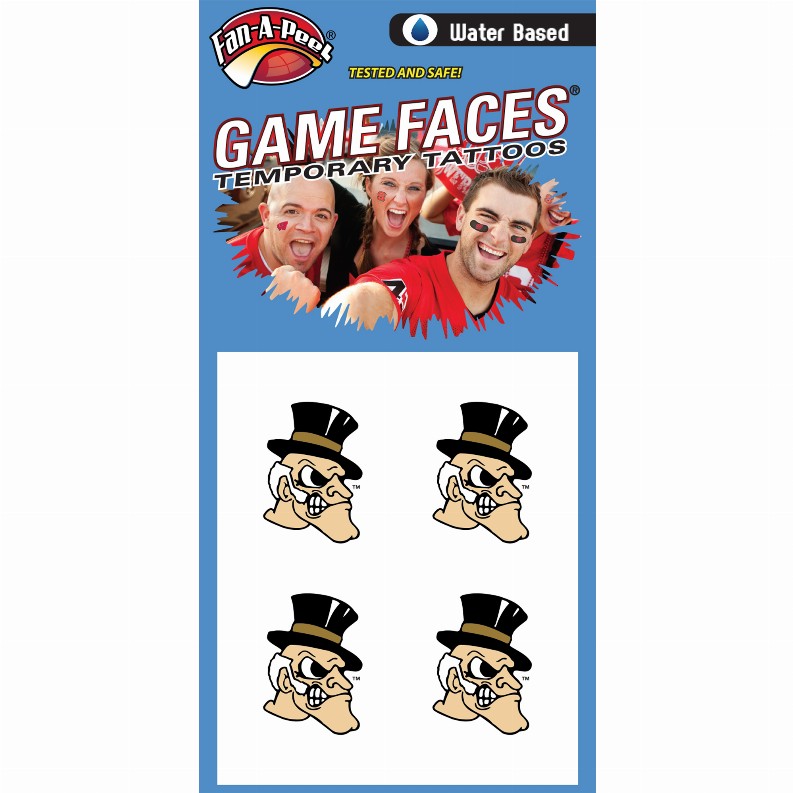 Fan-A-Peel / Gamesfaces Water Tattoos - Florida State