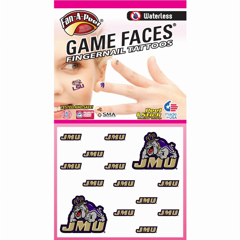 Waterless Peel & Stick Fingernail Fan-A-Peel / Gamesfaces - James MadisonCombo Pack