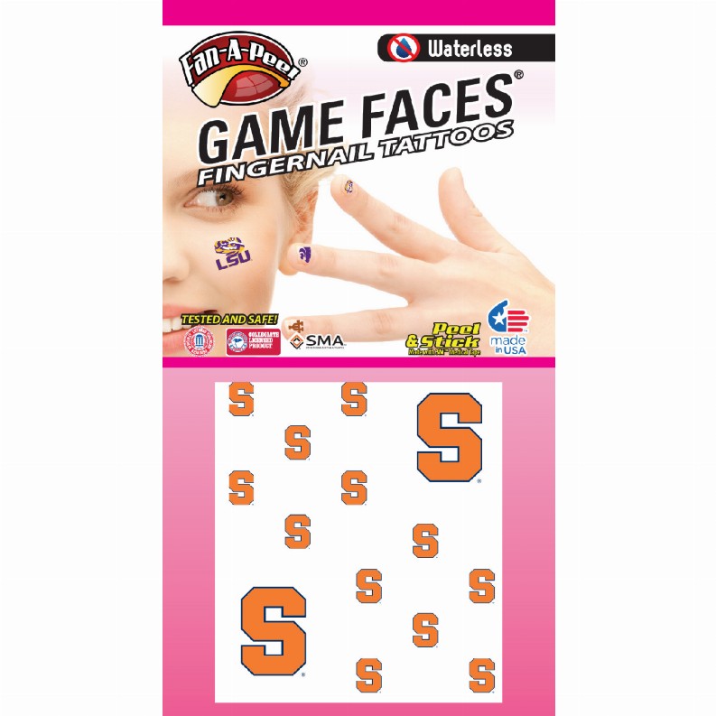 Waterless Peel & Stick Fingernail Fan-A-Peel / Gamesfaces - SyracuseCombo Pack