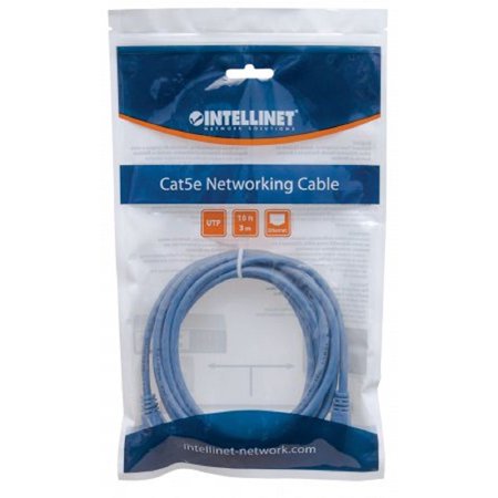 CAT5e BOOT PATCH CORD .5 FT BLUE