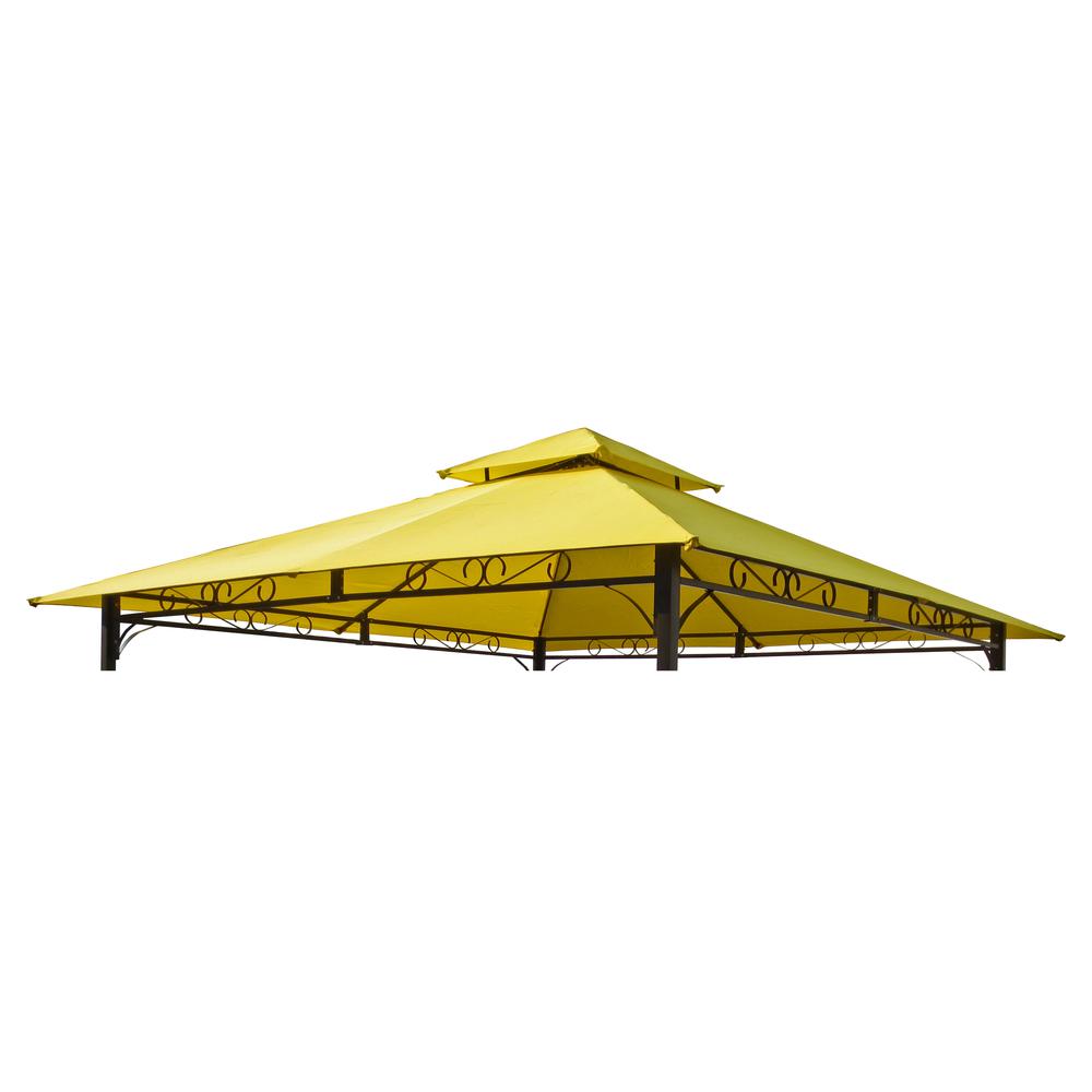 ST. Kitts Replacement Canopy for 10-foot Vented Canopy Gazebo, Yellow