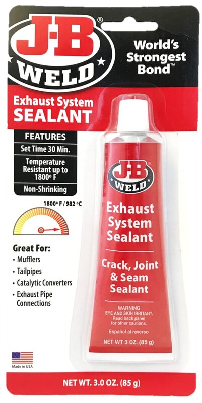 EXHAUST SYSTEM SEALANT CARDED 3OZ TUBE