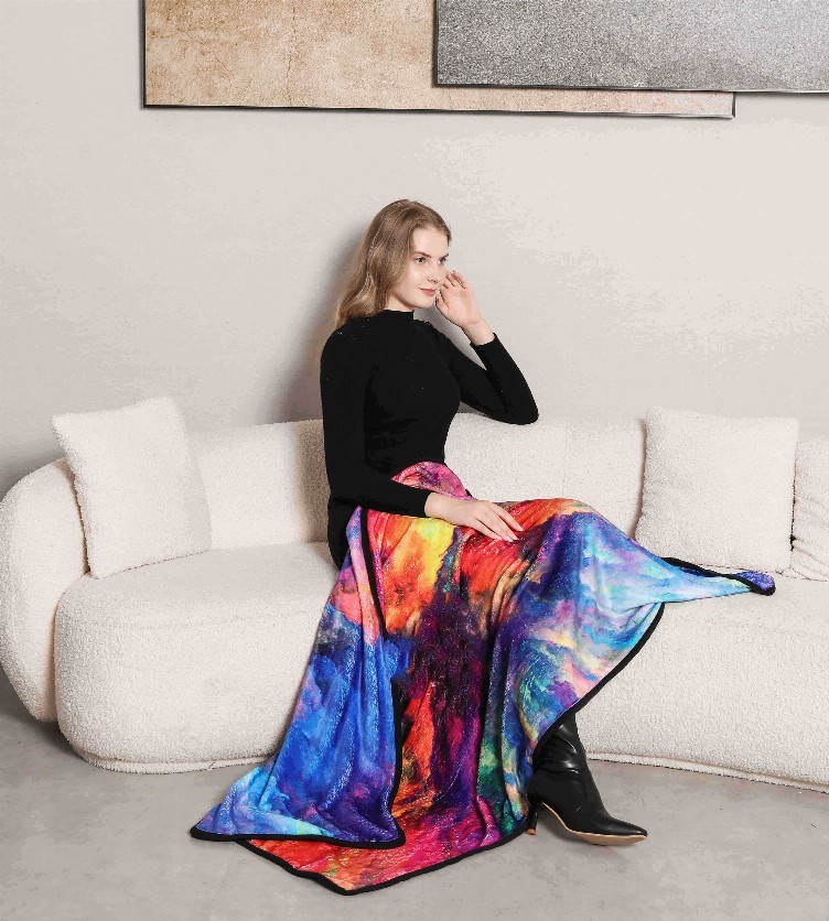 Double-Sided Super Soft Wearable Throw
