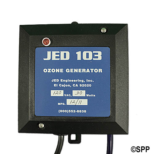 Ozonator, JED, Corona Discharge, 115V, w/4 Pin Amp Cord