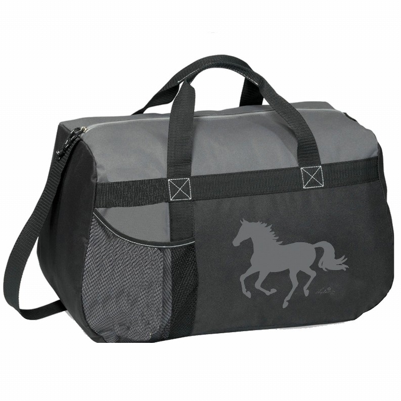 AWST Int Lila Galloping Horse Duffle Bag