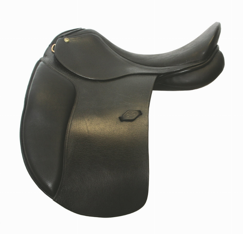 Henri de Rivel Pro Buffalo Leather Dressage Saddle 17 Black