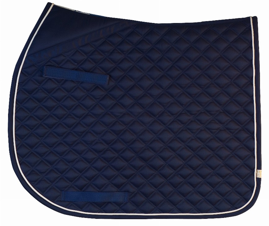 Lettia CoolMax ProSeries All Purpose Pad Navy w/ White Piping & Navy Trim