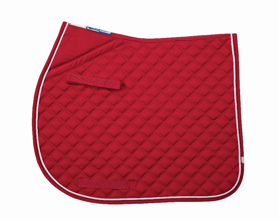 Lettia CoolMax ProSeries All Purpose Pad Red w/ White Piping & Red Trim