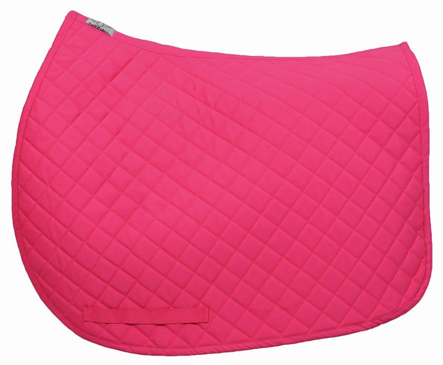 TuffRider Basic All Purpose Saddle Pad Neon Pink