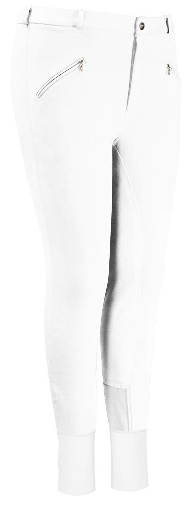 TuffRider Men's Cotton Full Seat Breeches  30  White 