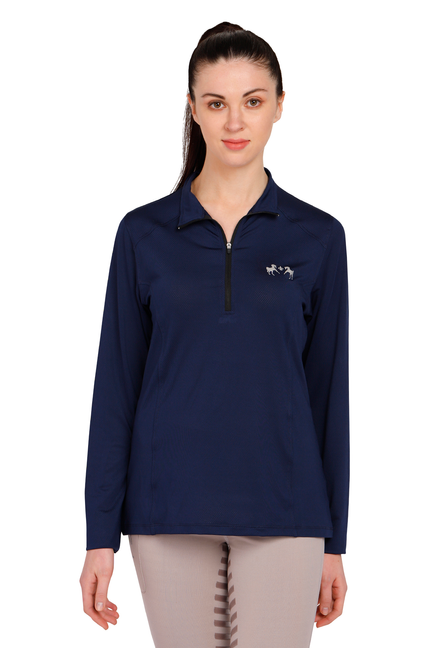 Equine Couture Cavaletti Sport Shirt  S  EC Navy 