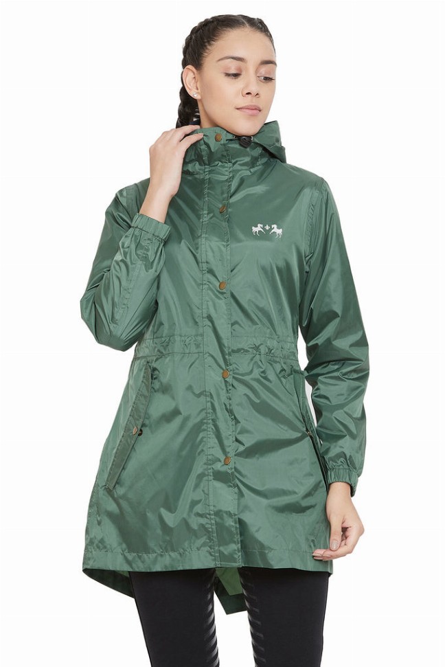 Equine Couture Element Rain Jacket XL Cilantro